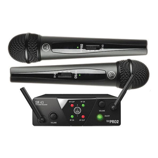 AKG Pro Audio WMS40 Dual Wireless Mic System