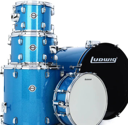 Ludwig 5 Piece Drum Set